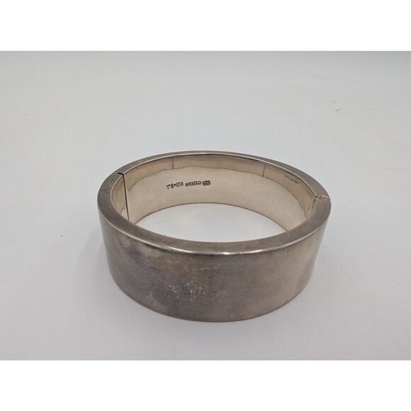TAXCO Mexico TR-199 Sterling Silver 925 Chunky Cuff Bangle Bracelet HEAVY - Picture 1 of 4